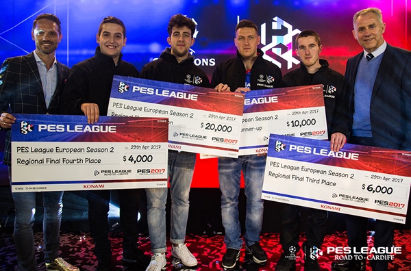 PES 2017: Final mundial con tres representantes Españoles en PES League