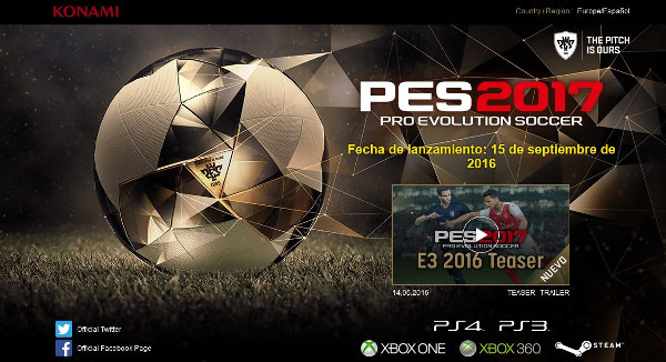 PES 2017: Konami revela los modos de juego
