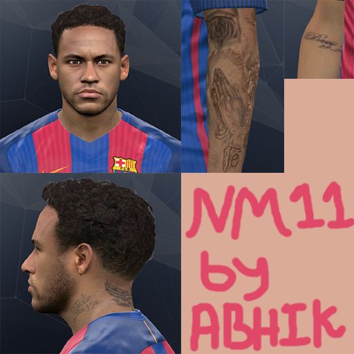 cara neymar pes 2017