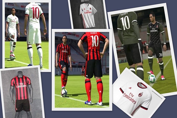 equipacion milan pes 2017