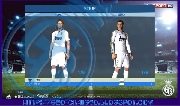 kits real madrid 1998 pes 2017