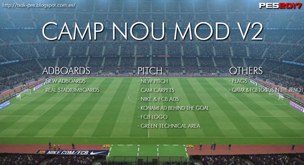 mod camp nou pes 2017