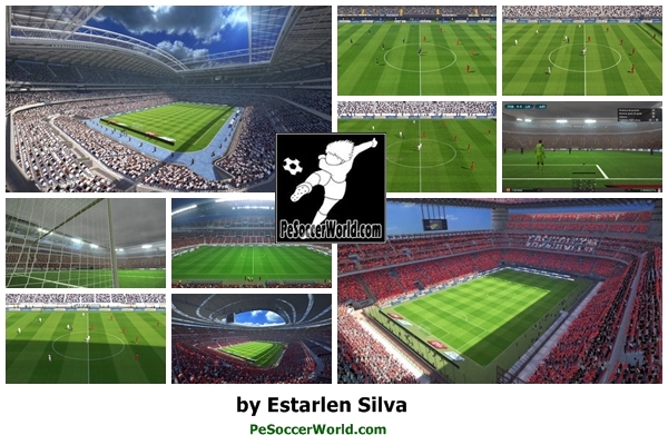 Campo + gráficos HD PES 2017 PC - by Estarlen Silva