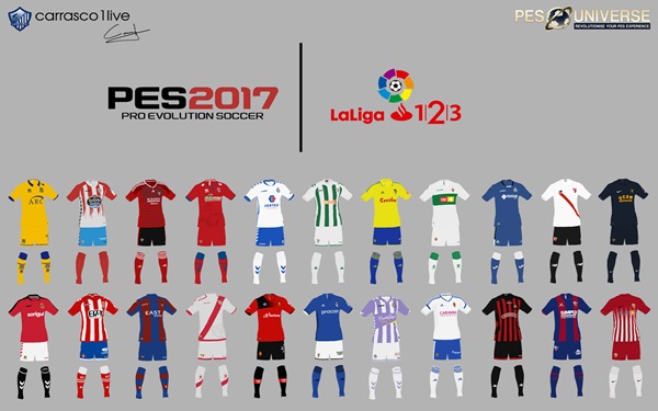 equipaciones liga 123 2019