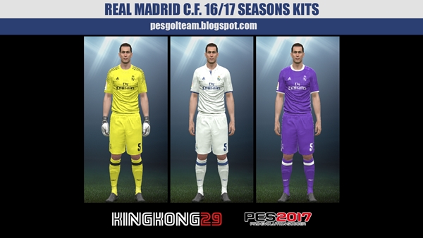 kits real madrid pes 2017