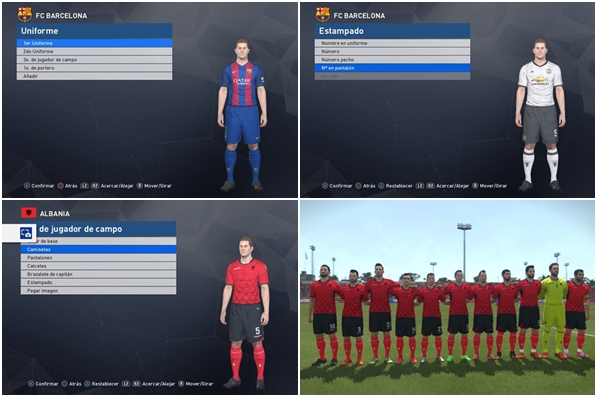 PES 2017: Tutorial agregar kits a equipos licenciados en PS4