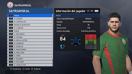 jugadores perdidos pes 2017