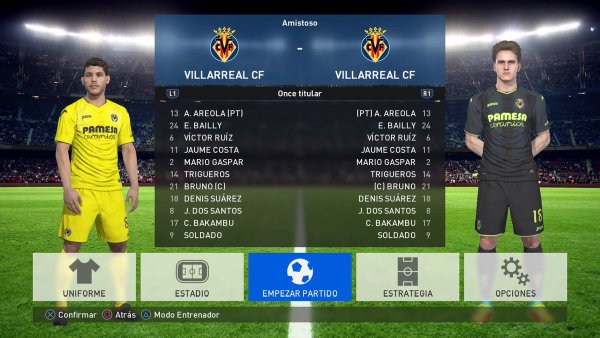 option file liga santander pes 2017 ps4