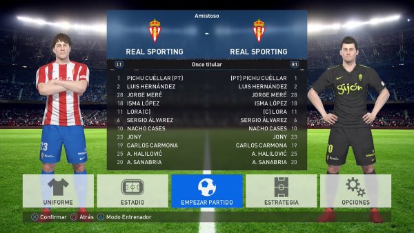 option file liga santander pes 2017 ps4