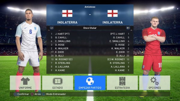selecciones europa pes 2017 ps4