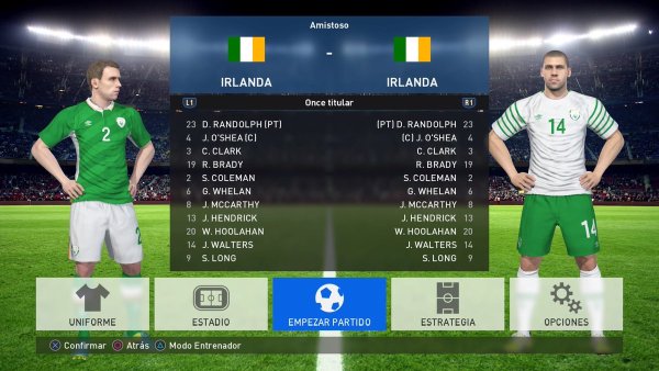 selecciones europa pes 2017 ps4
