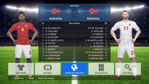 selecciones europa pes 2017 ps4