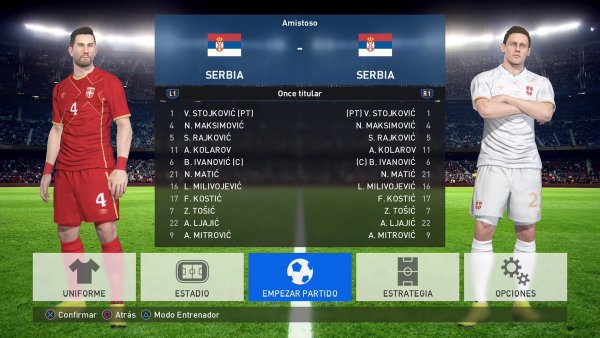 selecciones europa pes 2017 ps4