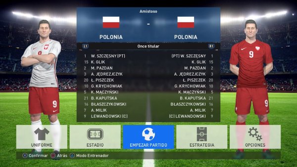 selecciones europa pes 2017 ps4