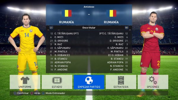 selecciones europa pes 2017 ps4