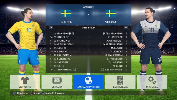 selecciones europa pes 2017 ps4