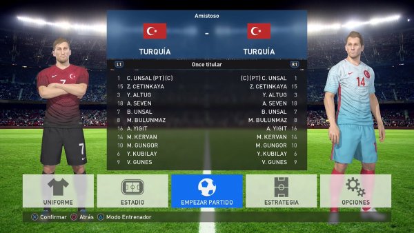 selecciones europa pes 2017 ps4