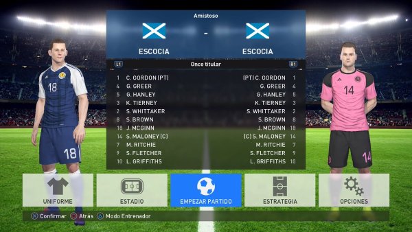 selecciones europa pes 2017 ps4