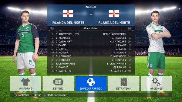 selecciones europa pes 2017 ps4