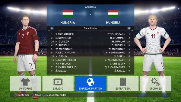 selecciones europa pes 2017 ps4