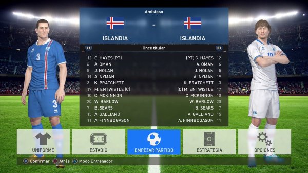 selecciones europa pes 2017 ps4