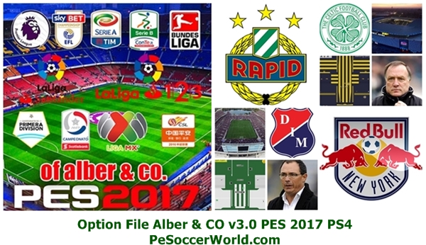 option file alber pes 2017 ps4