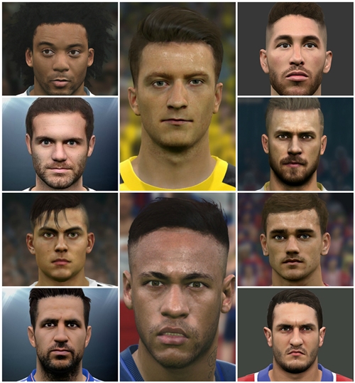 caras pes 2017 xbox360