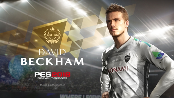 PES 2018: David Beckham, nuevo embajador Leyenda de Pro Evolution Soccer