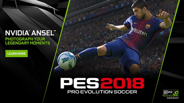 PES 2018: Contará con la tecnología Nvidia Ansel en PC
