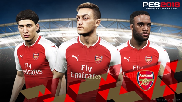 PES 2018: Konami y el Arsenal firman un acuerdo de patrocinio