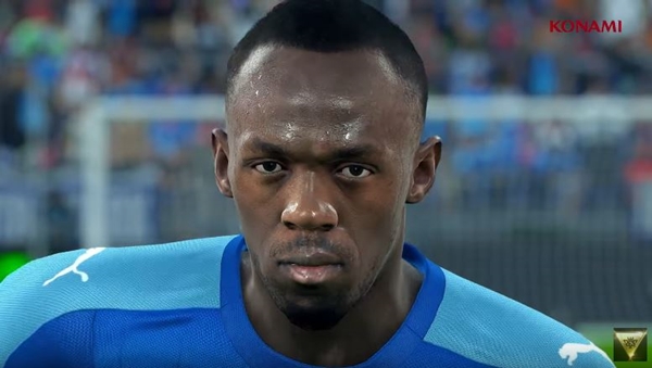 PES 2018: Cómo sería Usain Bolt como futbolista, ahora puedes saberlo