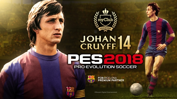 Johan Cruyff vuelve al terreno de juego en PES 2018