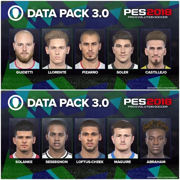 PES 2018: El Data Pack 3.0 llegará el 15 de febrero