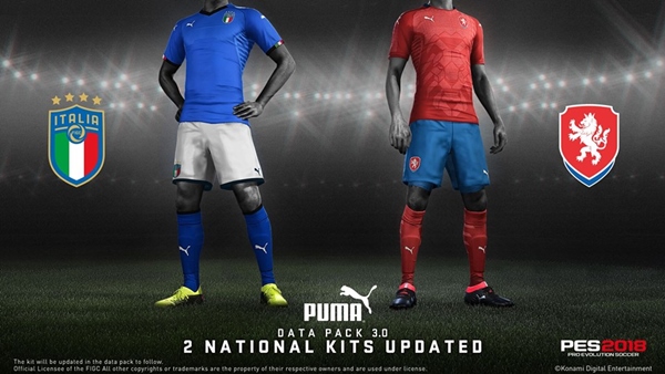 data pack 3.0 pes 2018