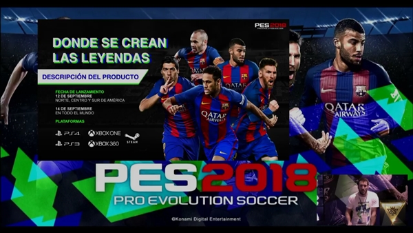 novedades pes 2018 e3