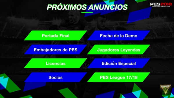 novedades pes 2018 e3