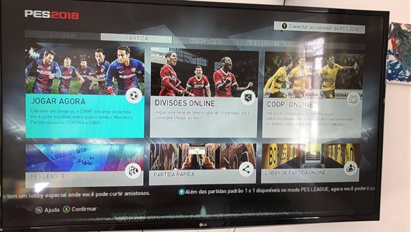 PES 2018: Se filtra el posible menú final