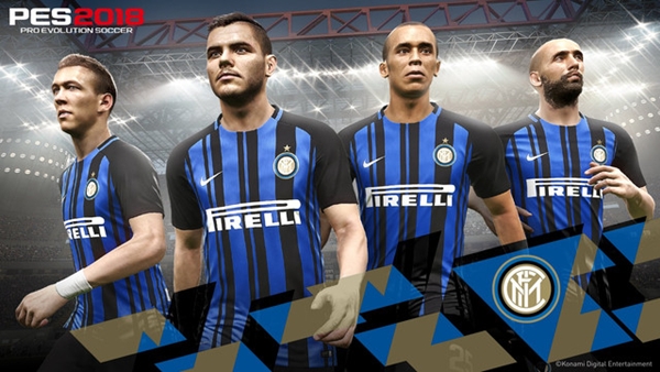 PES 2018: Konami anuncia nuevo Partner, el Inter de Milán