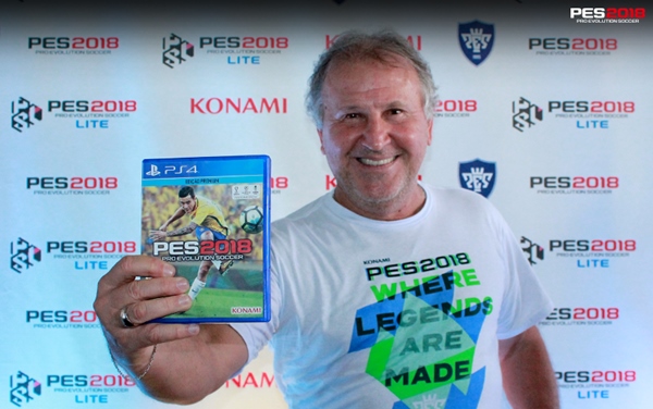 Konami nombra a Zico como Nuevo Embajador y Jugador Leyenda para PES 2018