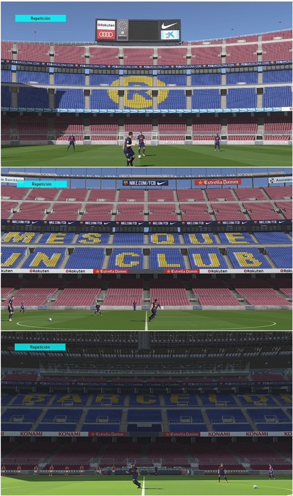 estadios pes 2018