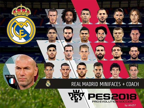 minifaces pes 2018