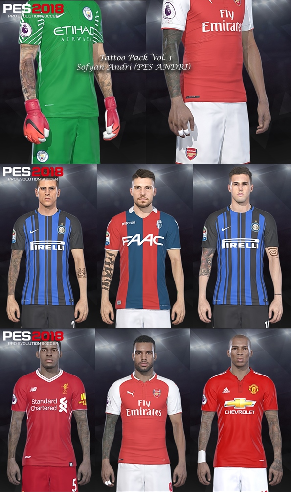 tatuajes pes 2018