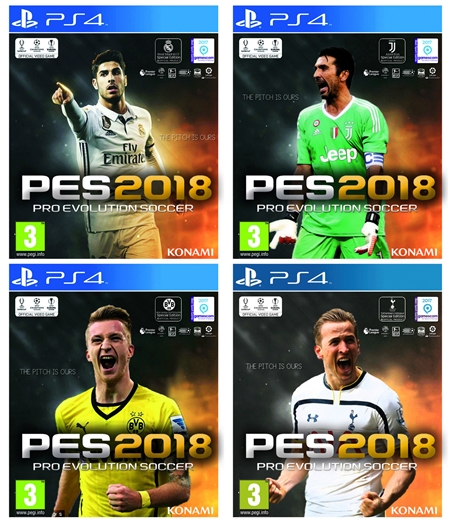 caratulas pes 2018