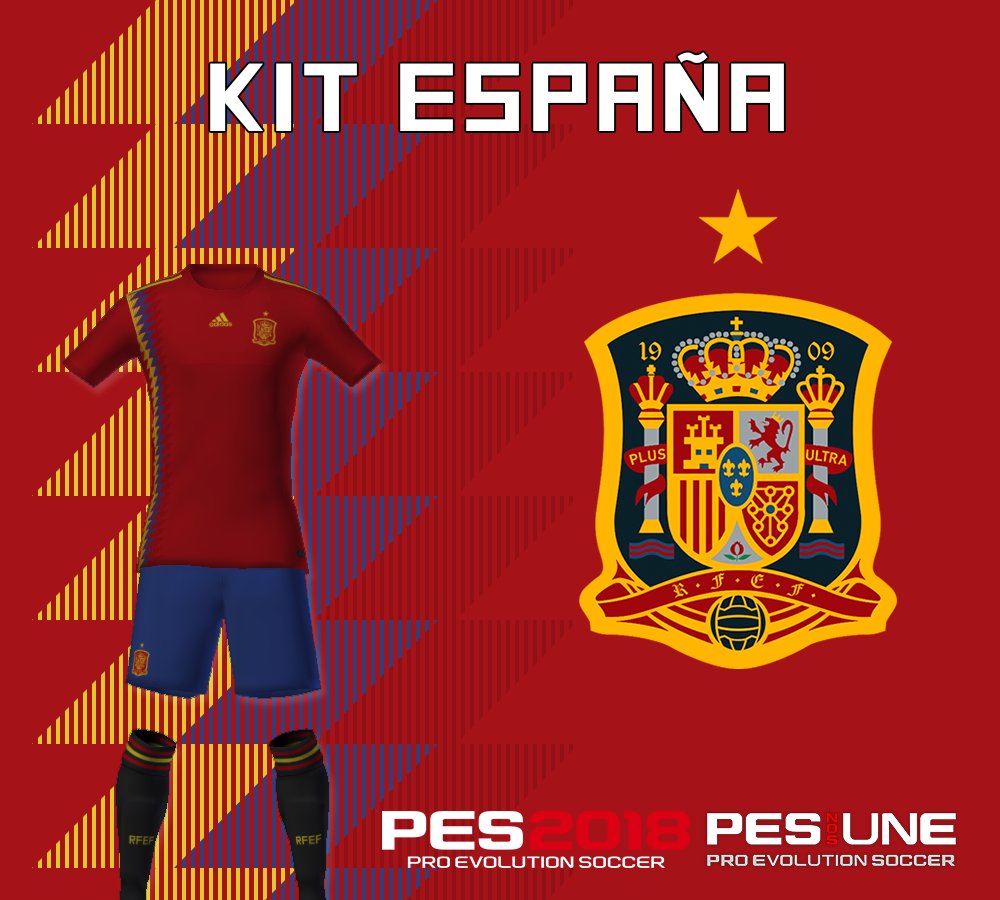 kits españa pes 2018