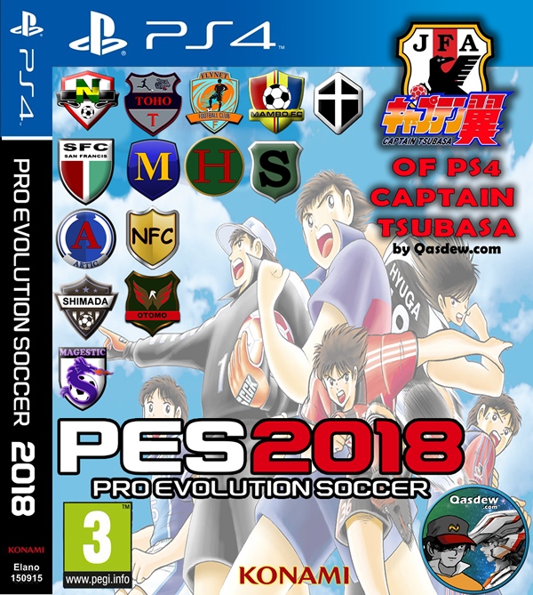 option file captain Tsubasa pes2018 ps4