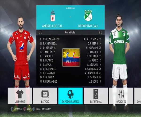 option file liga aguila pes 2018