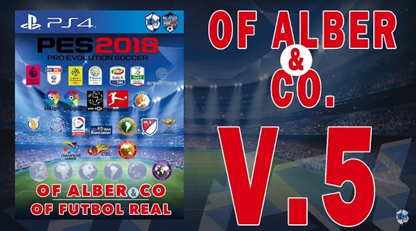 OF Alber & CO & OF Futbol Real V5.0 PES 2018 PS4