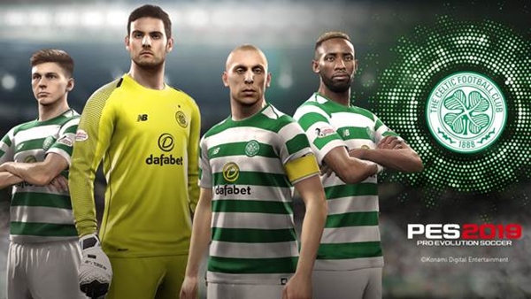 PES 2019 firma con Celtic y Rangers