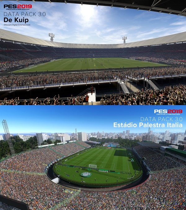 PES 2019: DLC 3.0, nuevos estadios, equipaciones, botas y aspecto de los jugadores el 6 de diciembre
