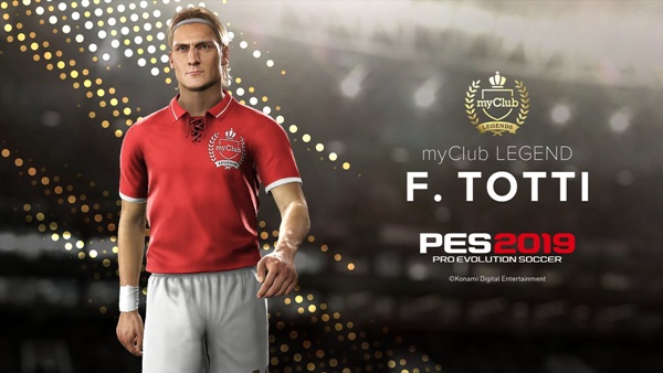 PES 2019: Vuelven las leyendas a pes 2019 con francesco totti, hidetoshi nakata y más